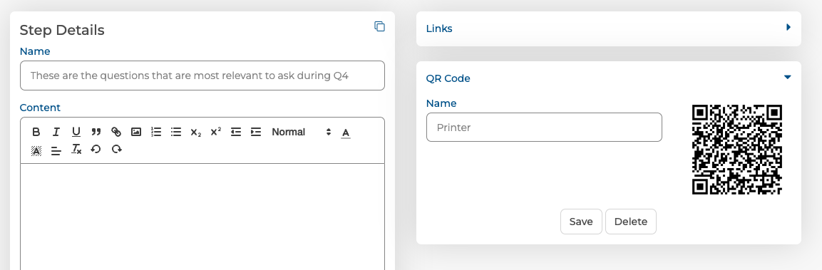 Adding a QR Code - PlaybookBuilder